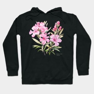 Botanica letalis - Oleander, beautiful flower, Botanical Hoodie